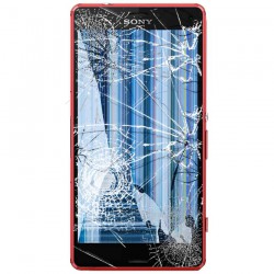 [Réparation] Bloc Avant ORIGINAL Rouge - SONY Xperia Z3 Compact - D5803 / D5833