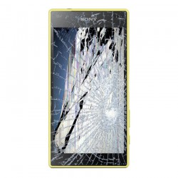 [Réparation] Bloc Avant ORIGINAL Jaune - SONY Xperia Z5 Compact - E5803 / E5823 à Caen