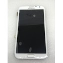 Bloc Avant ORIGINAL Blanc - SAMSUNG Galaxy NOTE 2 LTE - N7105