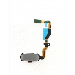 Bouton HOME Argent / Gris + Lecteur d'empreinte Digitale ORIGINAL - SAMSUNG Galaxy S7 - SM-G930F