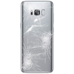 [Réparation] Vitre Arrière ORIGINALE Argent Polaire - SAMSUNG Galaxy S8+ - SM-G955F à Caen