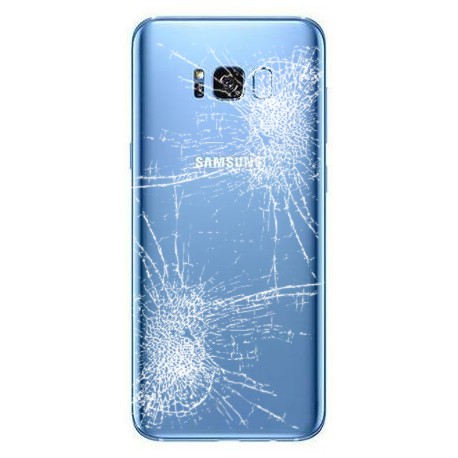 [Réparation] Vitre arrière ORIGINALE Bleue Océan pour SAMSUNG Galaxy S8+ - G955F à Caen