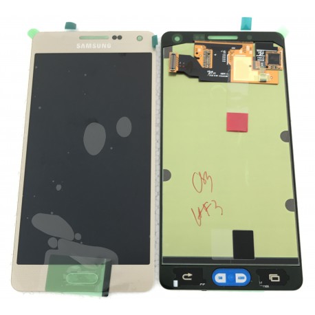 Bloc écran ORIGINAL Or pour SAMSUNG Galaxy A5 - A500F - Présentation avant / arrière