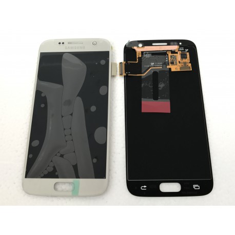 Bloc écran ORIGINAL Argent pour SAMSUNG Galaxy S7 - G930F - Présentation avant / arrière