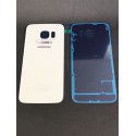 Vitre Arrière ORIGINALE Blanche - SAMSUNG Galaxy S6 Edge G925F