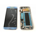 Bloc écran ORIGINAL Bleu Corail pour SAMSUNG Galaxy S7 Edge - G935F