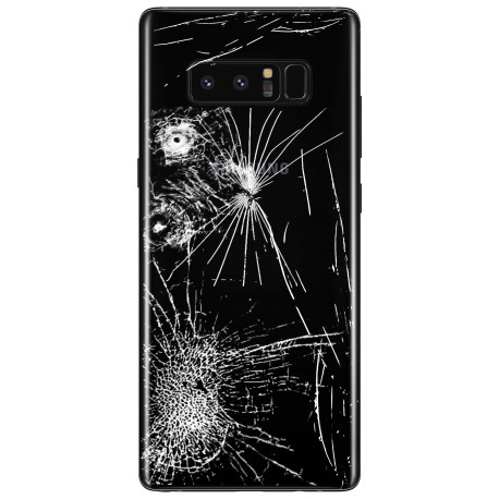 [Réparation] Vitre Arrière ORIGINALE Noire Carbone - SAMSUNG Galaxy Note8 / SM-N950F Simple SIM