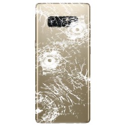 [Réparation] Vitre Arrière ORIGINALE OR Topaze - SAMSUNG Galaxy Note8 - N950F à Caen