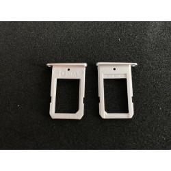 Tiroir de carte sim Argent ORIGINAL - SAMSUNG Galaxy S6 Edge - G925F Blanc ou Vert