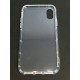Coque silicone transparente renforcée pour iPhone X ou iPhone XS - Présentation avant