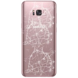 [Réparation] Vitre Arrière ORIGINALE Rose Poudré - SAMSUNG Galaxy S8+ - SM-G955F à Caen