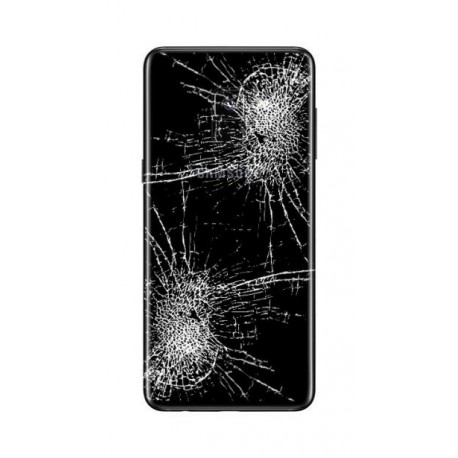 [Réparation] Vitre Arrière ORIGINALE Noire Carbone - SAMSUNG Galaxy A8 2018 / SM-A530F/DS Double SIM