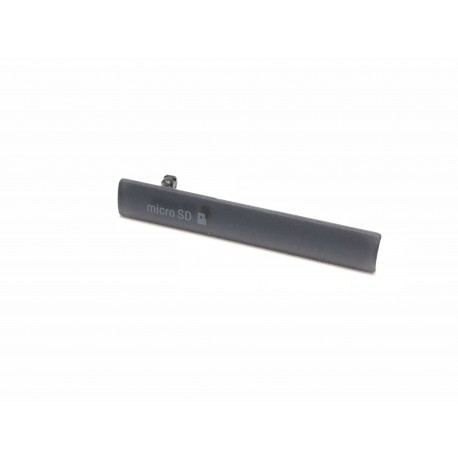 Cache Port SD / Connecteur de Charge Noir ORIGINAL - SONY Xperia Z3 Compact - D5803 / D5833
