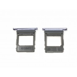 Tiroir de carte sim Gris Orchidée / Violet ORIGINAL - SAMSUNG Galaxy A8 2018 / SM-A530F