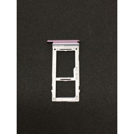 Tiroir de carte double SIM et carte SD Ultra Violet ORIGINAL pour SAMSUNG Galaxy S9+ - G965F - Présentation avant