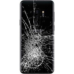 [Réparation] Vitre Arrière ORIGINALE Noire Carbone - SAMSUNG Galaxy S9+ / SM-G965F Simple Sim à Caen