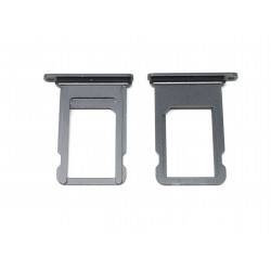 Tiroir de carte sim ORIGINAL - iPhone 8 Plus Noir