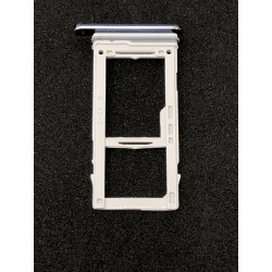 Tiroir de carte double SIM et carte SD Bleu Corail ORIGINAL pour SAMSUNG Galaxy S9+ - G965F - Présentation avant