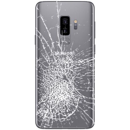 [Réparation] Vitre Arrière ORIGINALE Gris Titane - SAMSUNG Galaxy S9+ / SM-G965F - Simple SIM