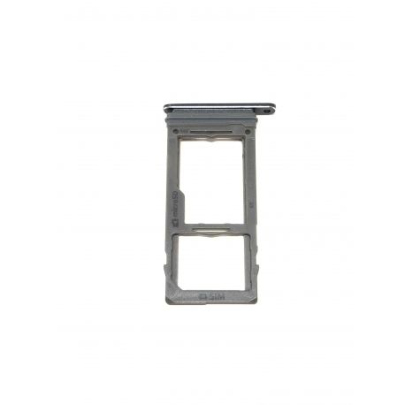 Tiroir de carte sim et carte SD Gris Titane ORIGINAL - SAMSUNG Galaxy S9+ / SM-G965F - Présentation Avant