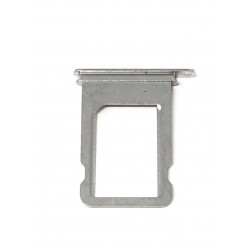 Tiroir de carte sim argent pour iPhone X Argent - Présentation avant