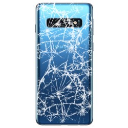 [Réparation] Vitre arrière ORIGINALE Bleue Prisme pour SAMSUNG Galaxy S10 - G973F à Caen