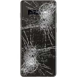 [Réparation] Vitre arrière ORIGINALE Noire Prisme pour SAMSUNG Galaxy S10+ - G975F à Caen