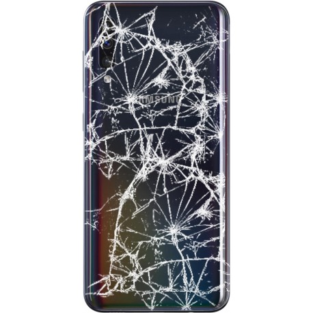 [Réparation] Vitre arrière ORIGINALE Noire pour SAMSUNG Galaxy A50 - A505F à Caen