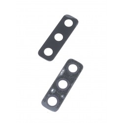 Vitre de caméra arrière ORIGINALE Noire pour SAMSUNG Galaxy A7 2018 - A750F - Présentation avant / arrière