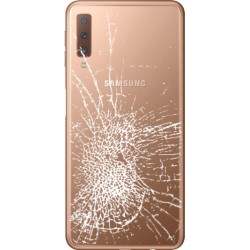 [Réparation] Vitre arrière ORIGINALE Or pour SAMSUNG Galaxy A7 2018 - A750F à Caen