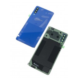 Vitre arrière ORIGINALE Bleue pour SAMSUNG Galaxy A7 2018 - A750F
