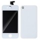 FORFAIT Bloc Avant Compatible Blanc / Vitre Arrière Blanche - iPhone 4S