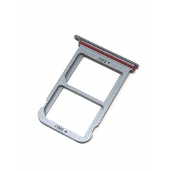 Tiroir de carte double sim Midnight Blue ORIGINAL pour HUAWEI P20 Pro - Présentation avant