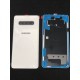 Vitre arrière ORIGINALE Blanche Céramique pour SAMSUNG Galaxy S10+ - G975F - Présentation avant / arrière