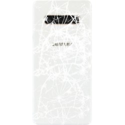 [Réparation] Vitre arrière ORIGINALE Blanche Céramique pour SAMSUNG Galaxy S10+ - G975F à Caen