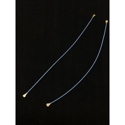 Câble antenne coaxial CBF bleu ORIGINAL pour SAMSUNG Galaxy A80 - A805F - Présentation dessus / dessous