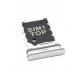 Tiroir de carte double SIM Argent ORIGINAL pour SAMSUNG Galaxy A80 - A805F - Présentation de côté