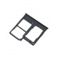 Tiroir de carte double SIM et carte SD Noir ORIGINAL pour SAMSUNG Galaxy A20e - A202F - Présentation arrière