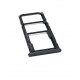 Tiroir de carte double SIM et carte SD Noir ORIGINAL pour SAMSUNG Galaxy A50 - A505F - Présentation de côté