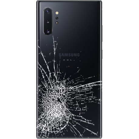 [Réparation] Vitre arrière ORIGINALE Noir Cosmos pour SAMSUNG Galaxy Note10+ - N975F à Caen