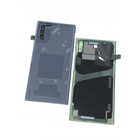 Vitre arrière ORIGINALE Noir Cosmos pour SAMSUNG Galaxy Note10+ - N975F - Présentation avant / arrière