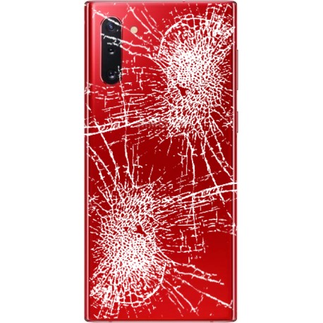 [Réparation] Vitre arrière ORIGINALE rouge pour SAMSUNG Galaxy Note10 - N970F