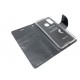 Housse de protection Bravo Diary noire pour SAMSUNG Galaxy A40 - A405F - Présentation intérieur