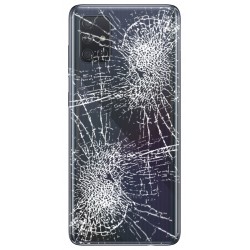[Réparation] Vitre arrière ORIGINALE Noire Prismatique pour SAMSUNG Galaxy A71 - A715F à Caen