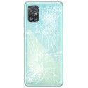 [Réparation] Vitre arrière ORIGINALE Bleue Prismatique pour SAMSUNG Galaxy A71 - A715F
