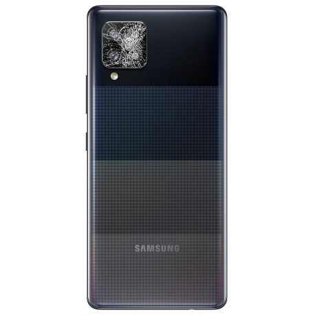 [Réparation] Vitre de caméra arrière ORIGINALE Noir Prismatique pour SAMSUNG Galaxy A42 5G - A426B à Caen