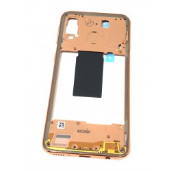 Châssis intermédiaire ORIGINAL avec contour Corail pour SAMSUNG Galaxy A40 - A405F - Présentation extérieure