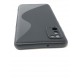Coque silicone S-Line noire pour SAMSUNG Galaxy A41 - A415F - Présentation du haut