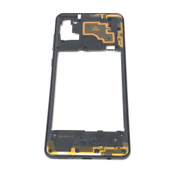 Châssis intermédiaire ORIGINAL avec contour Noir Prismatique pour SAMSUNG Galaxy A21s - A217F