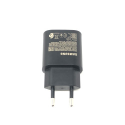 Chargeur secteur rapide 25W USB-C ORIGINAL Noir EP-TA800 - SAMSUNG - Présentation avant